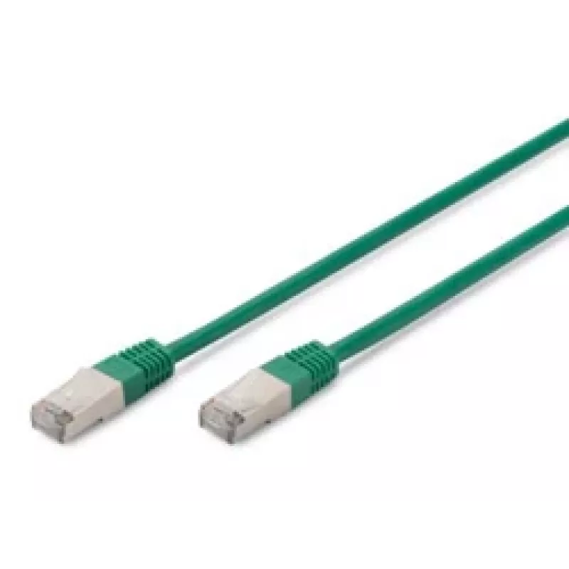 Cable de red Digitus CAT 5e SF/UTP RJ-45 0,5 m verde