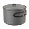 ESBIT set de cocina con hornillo de alcohol, aluminio 1,5 L, Ø15,4 cm, H115 mm, negro