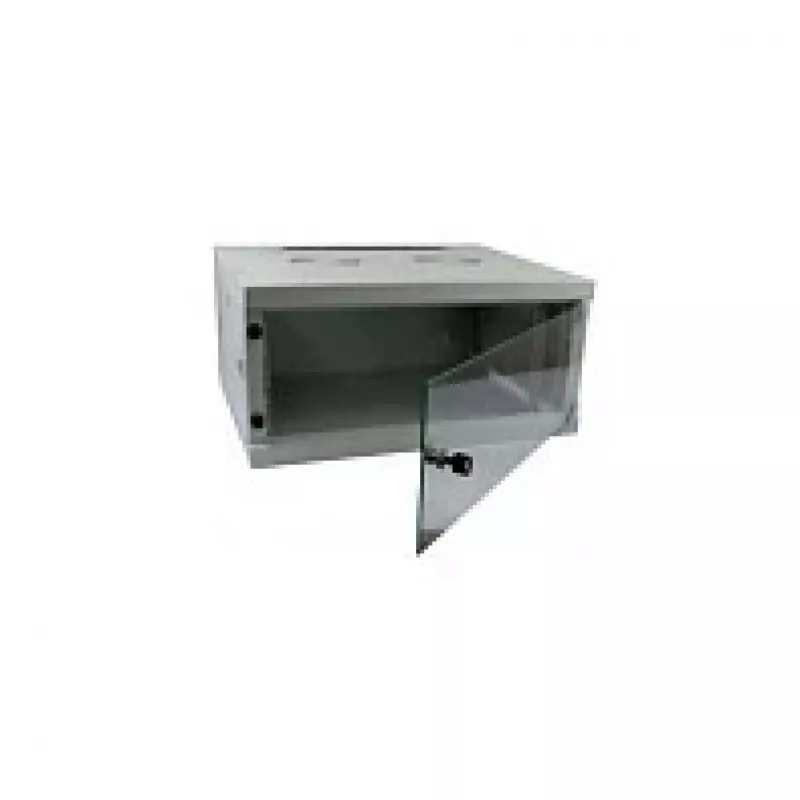 Armario rack ALLNET ALL-SMQ5409GRAU 9U rack independiente, capacidad 50 kg, cerradura con llave, gris