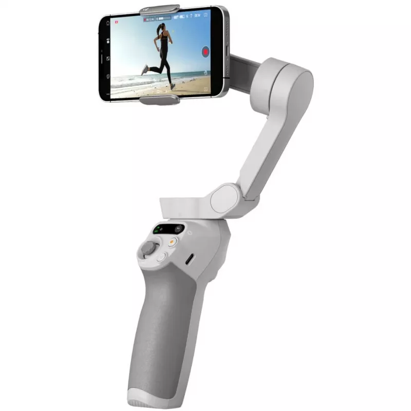 Estabilizador DJI OM SE gris Bluetooth incl. soporte para móvil, funda, carga máxima 290 g