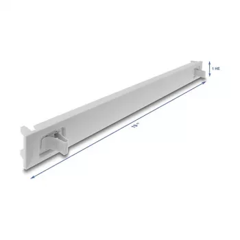 Tapa ciega DELOCK 67274 — accesorio para rack ABS gris, 1 ud.