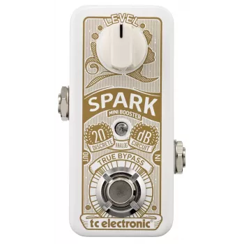 TC Electronic Spark Mini pedal de efectos blanco