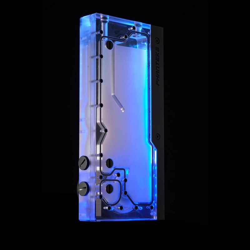Depósito Phanteks R260C – placa trasera de acrílico transparente para D5 ARGB-LED