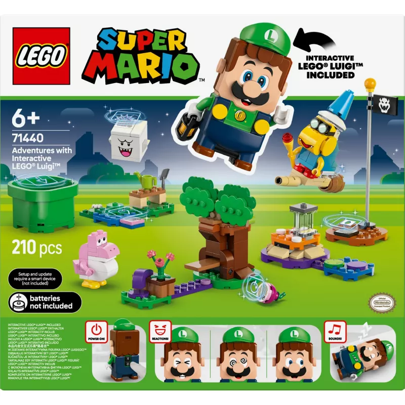 Set de construcción LEGO 71440 Super Mario figura interactiva de LEGO Luigi