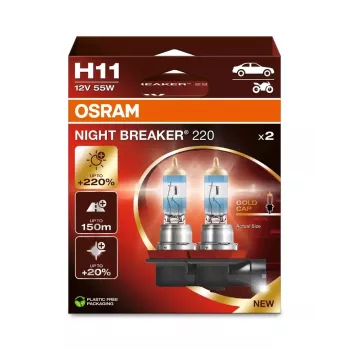 Set de lámparas halógenas Ledvance H11 12V 3700K, 2 uds.