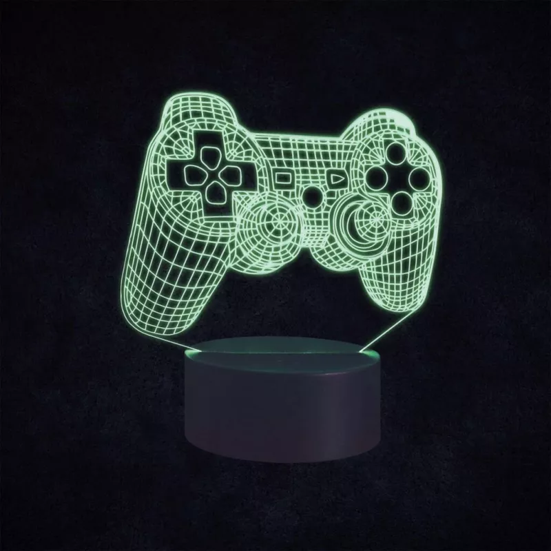Lámpara de mesa MANTA SNL57RGB decoración de luz RGB 3D, LED RGB, efecto 3D decorativo