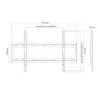 Soporte de pared para TV Sunne 37-70-EF para televisores de 37
