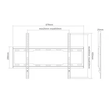 Soporte de pared para TV Sunne 37-70-EF para televisores de 37