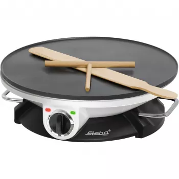 Steba CR 32 - plancha para crepes - 1,2 kW - negro/blanco