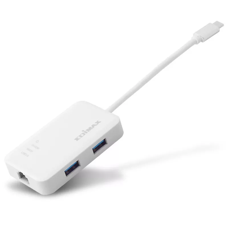 Edimax EU-4308 hub USB-C, 3x USB 3.0 + Gigabit Ethernet