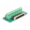 DeLOCK D-Sub de 37 pines conector macho a regleta de bornes para carril DIN 51 mm 30 mm 116 mm