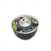 Centrifugadora de ensaladas GEFU Speedwing 28150 — bol transparente de 5 L, funcionamiento por botón, carcasa de plástico