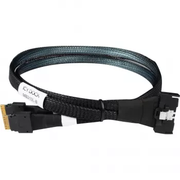 Icy Dock cable MCIO 8i SFF-TA-1016 a 2x SlimSAS SFF-8654 4i cable 0,5 m – cable (MB310L-B)