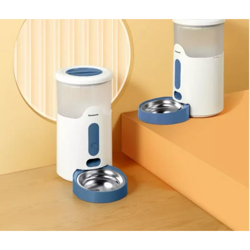 Comedero y bebedero para perros/gatos Panasonic CP-JNF01CW plástico, acero inoxidable blanco universal comedero automático para mascotas