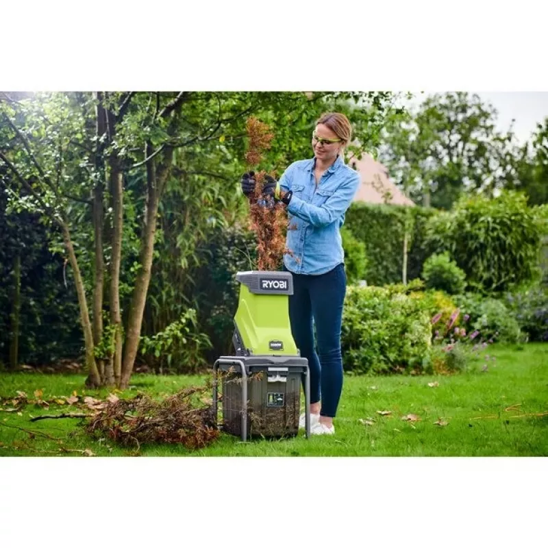 Ryobi RSH2545B Biotrituradora de jardín 2500 W 40 L cuchillas