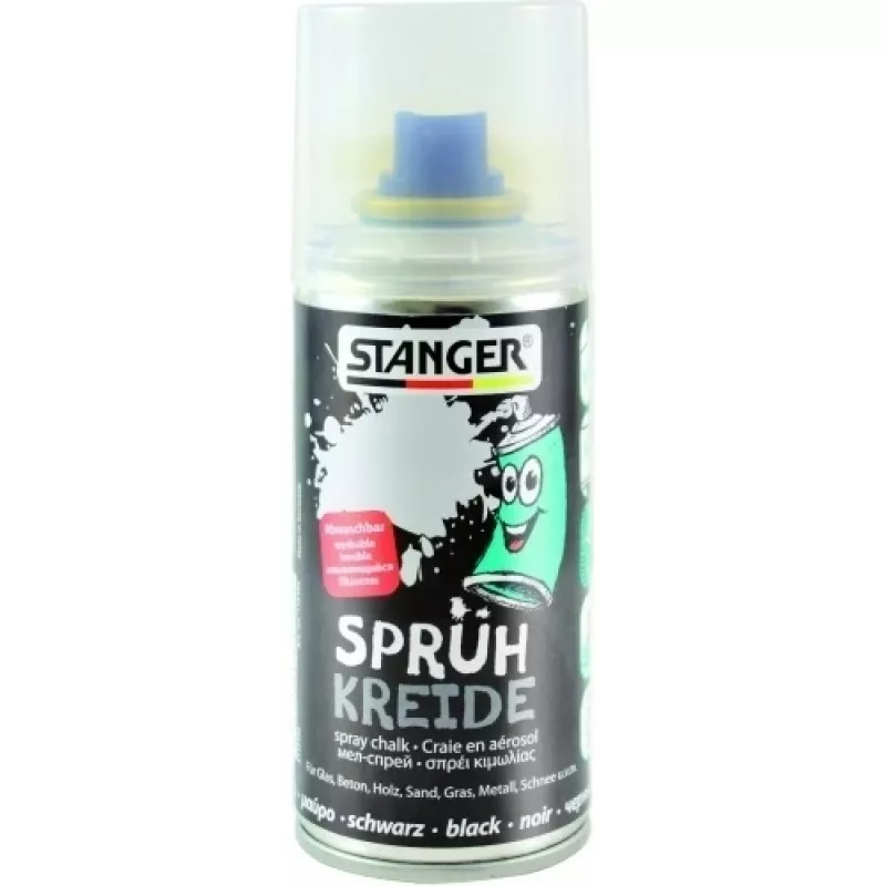 Tiza en espray STANGER, 150 ml, negro 115105