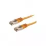 Latiguillo ROLINE S/FTP (PiMF) Cat.6 naranja 15 m