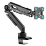 ONKRON G90-B soporte de escritorio giratorio e inclinable para monitores de 13–34 pulgadas, hasta 10 kg, negro