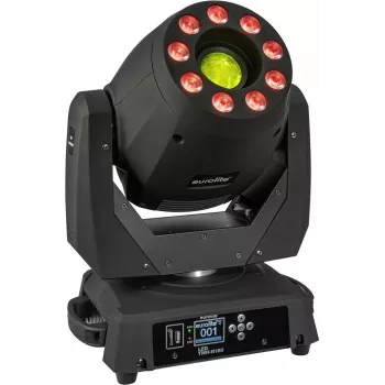 Moving Head Spot Wash EUROLITE TMH-H180 180W COB luminaria, funciones spot y wash