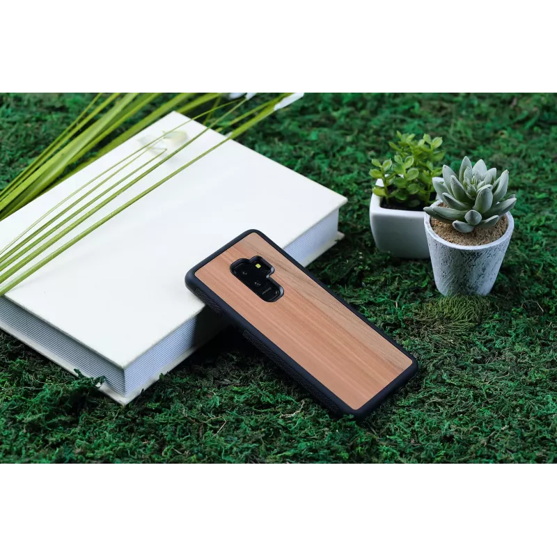 Funda para smartphone Man and Wood para Samsung Galaxy S9 Plus — Cappuccino negro