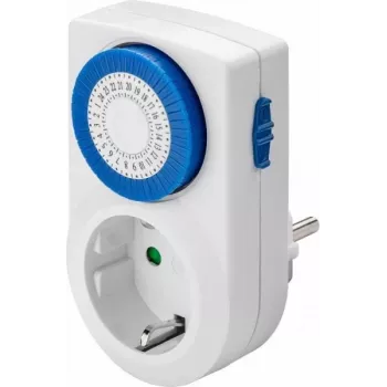 Temporizador analógico Goobay - control preciso y sencillo de dispositivos electrónicos (59038)