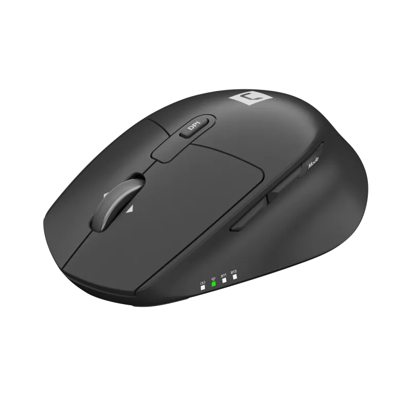 Ratón inalámbrico NATEC KITE NMY-2347, hasta 4000 DPI, clics silenciosos, rueda de desplazamiento inclinable, negro
