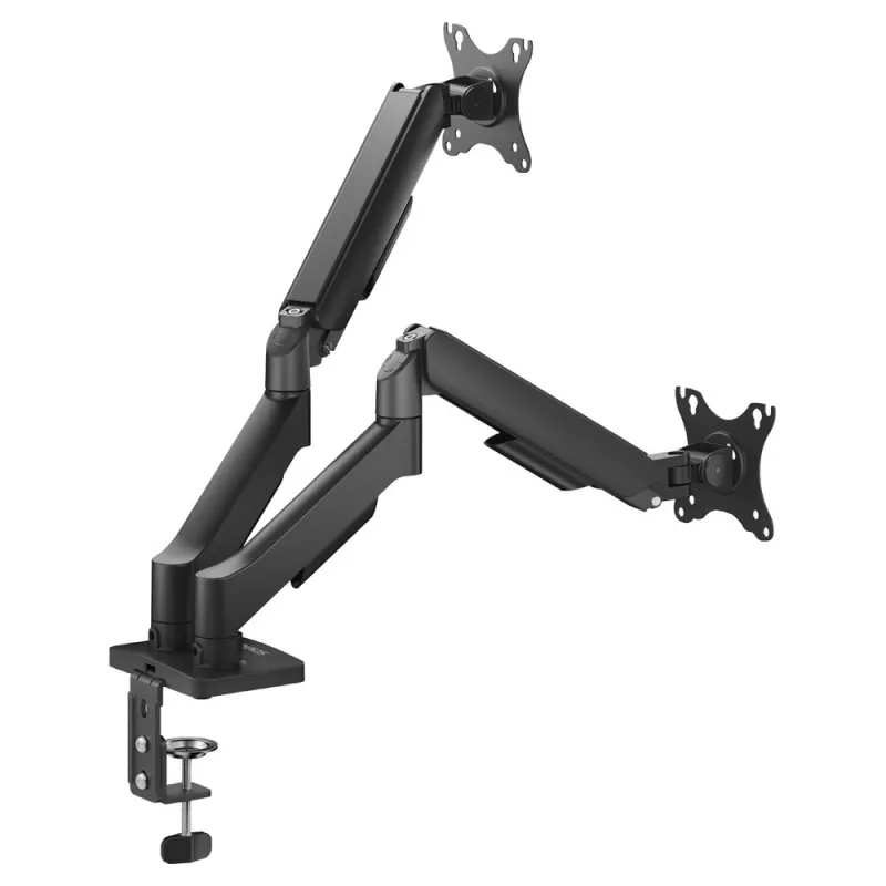 Savio UM-04 Soporte de mesa para monitor de doble muelle 17