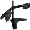 SilverStone SST-ARM23BS-L - soporte para dos monitores - negro