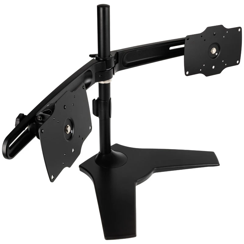 SilverStone SST-ARM23BS-L - soporte para dos monitores - negro
