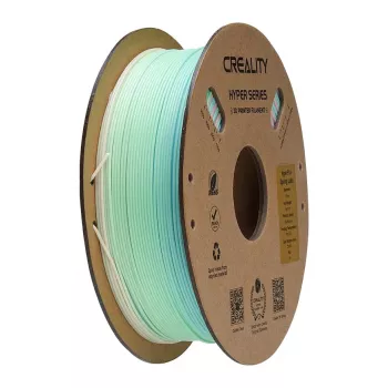 Filamento para impresión 3D Creality PLA 1,75 mm, 1 kg – azul/verde/rosa (Creality 3301010424)