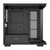 Caja de ordenador DarkFlash DS900G (negra) — Mid-Tower compatible ATX, ventana lateral de cristal templado