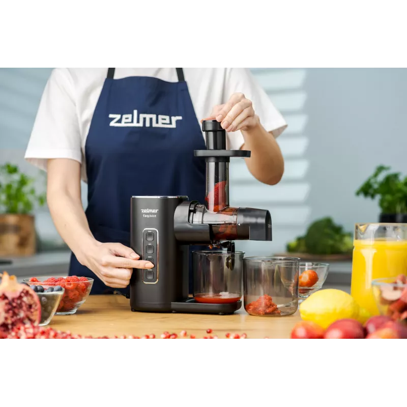 Zelmer ZJP3900 EasyJuice extractor de zumo, 150 W, 500 ml, 2 velocidades, negro