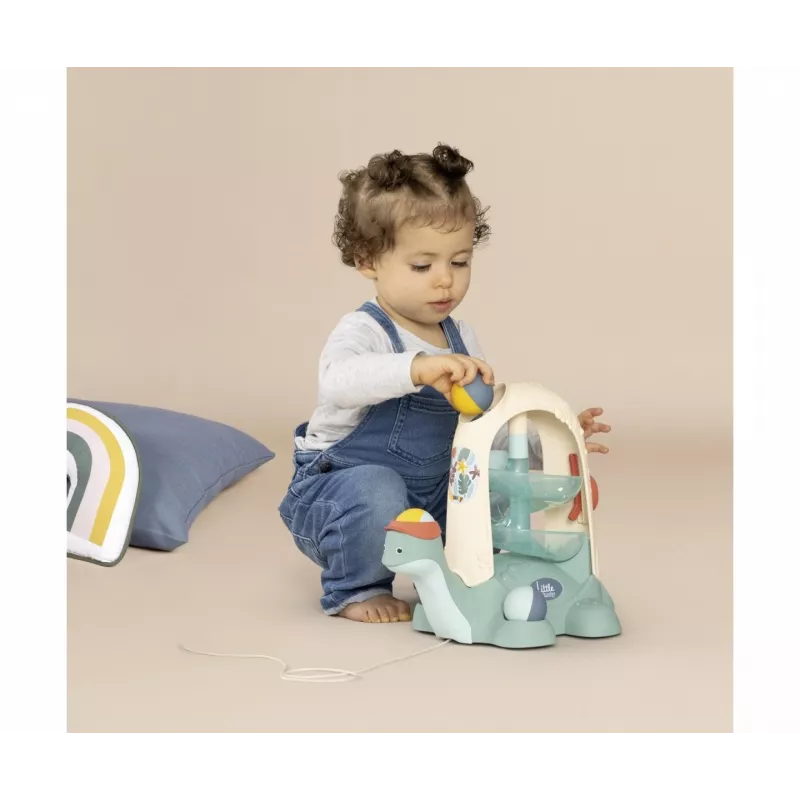 Pista de bolas Smoby Dickie Little pista de bolas tortuga diseño multicolor para niños pequeños