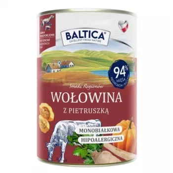 BALTICA Sabores regionales Ternera con Perejil - Comida húmeda para perros - 400g