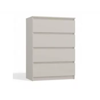 Cómoda Top e Shop MALWA M4, 4 cajones, crema, 700×970×400 mm, laminado