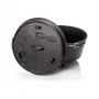 Petromax Olla de fuego ft9 con patas, 8,5 L, cuadrada, hierro fundido, negro