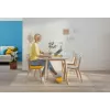 Leitz 5371-00-19 Ergo Cosy reposapiés, ergonómico, núcleo blando, funda de tela, amarillo