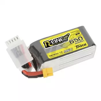 Batería Tattu R-Line 650mAh 14,8V 95C 4S1P XT30