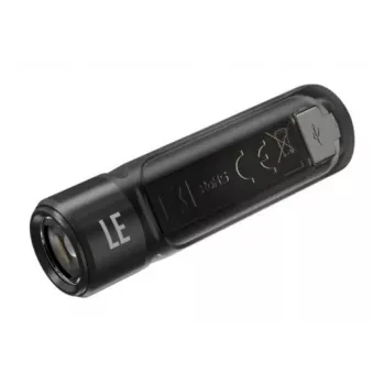 Linterna de mano Nitecore TIKI LE — 300 lm, recargable por USB, policarbonato, IP66, resistente a impactos, 10,5 g, 55 mm, negra