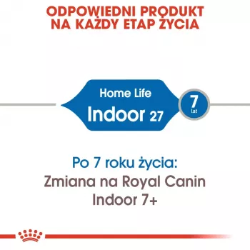Pienso para gatos Royal Canin Home Life Indoor 27 Adult 2 kg — Sabor a ave, 27 % proteínas, 13 % grasas