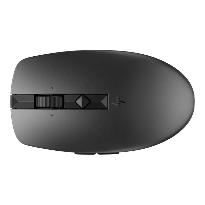 HP 710 Ratón inalámbrico silencioso recargable, ambidiestro, RF Wireless + Bluetooth, 3000 DPI, negro