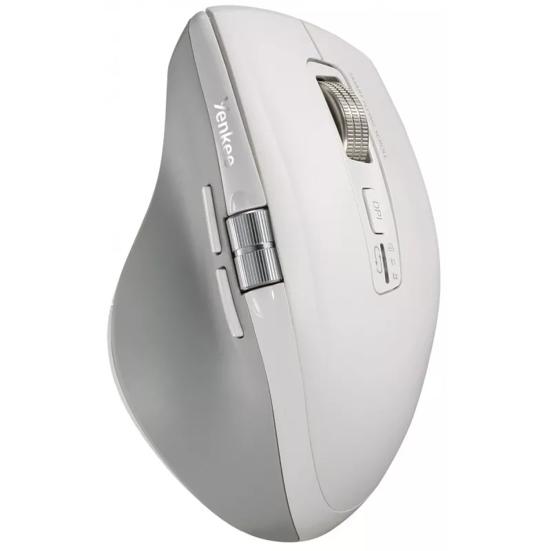 Ratón inalámbrico YENKEE 2095WH SPIN DUAL Smart Flying Scroll