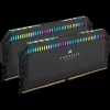 DIMM 32 GB DDR5-6400 (2x 16 GB) Dual-Kit, memoria RAM negra, CMT32GX5M2B6400C32, Dominator Platinum, INTEL XMP