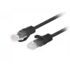 Cable de red Lanberg PCU6-10CC-0750-BK negro 7,5 m Cat6 U/UTP
