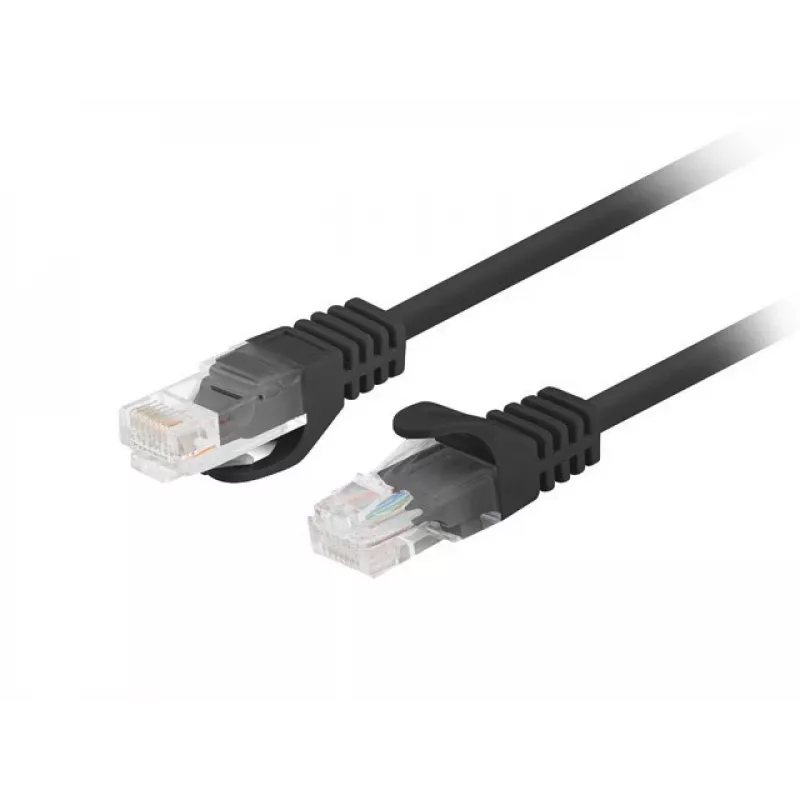 Cable de red Lanberg PCU6-10CC-0750-BK negro 7,5 m Cat6 U/UTP