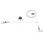 Mobilis candado de cable de seguridad delgado Twin Rotating - 1,8 m