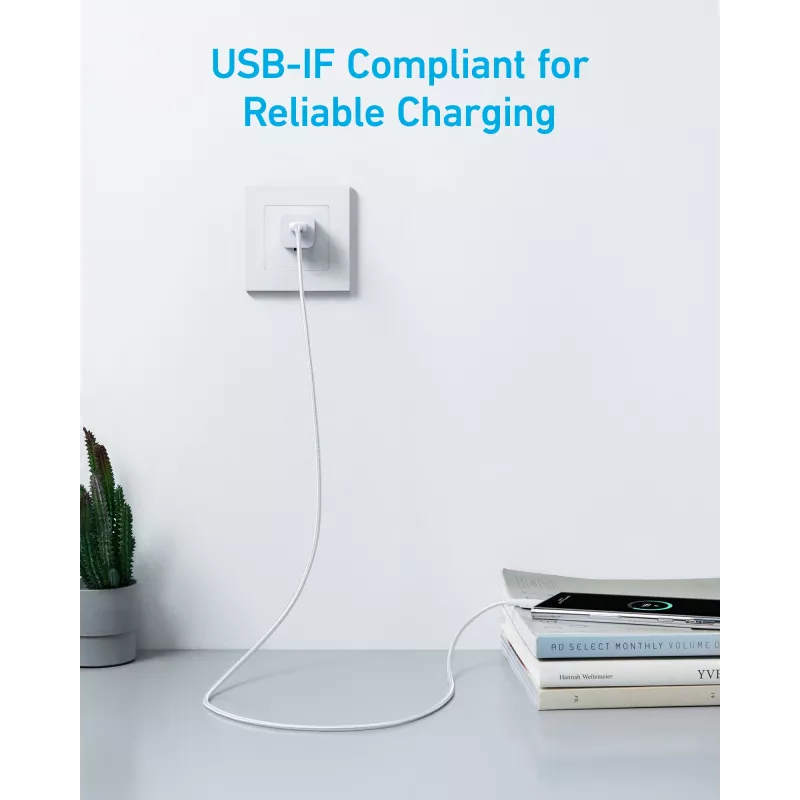 Cable USB Anker 322 1,8 m USB A USB C Blanco