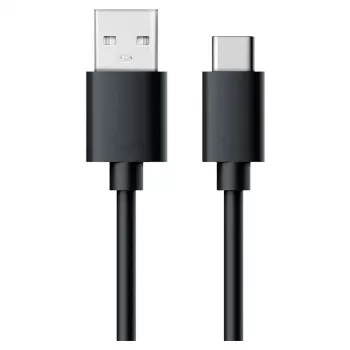 Cable USB RealPower 255650 USB 3.2 Gen 1 0,6 m Negro