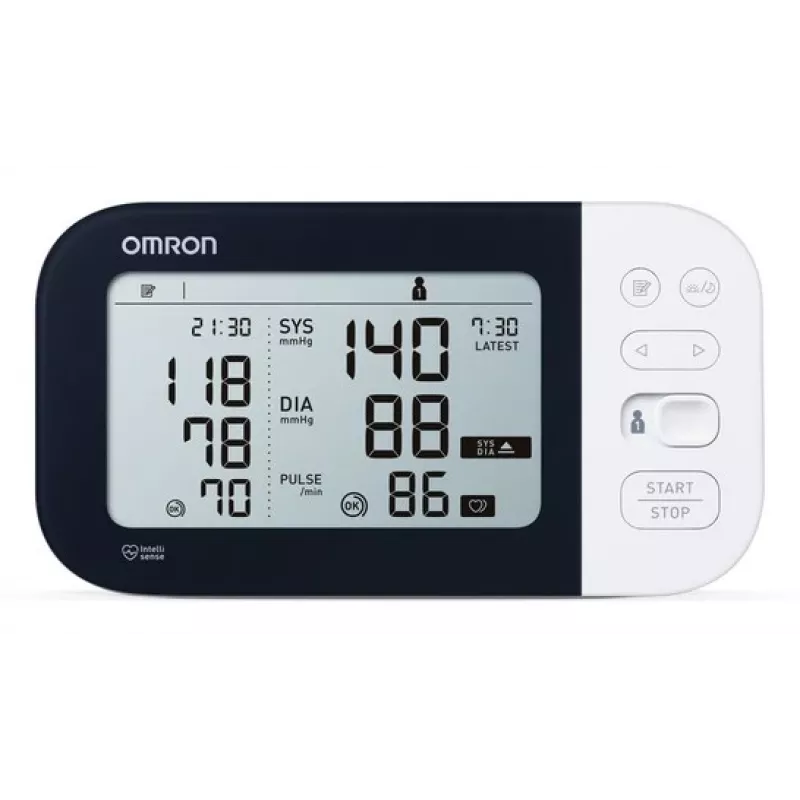 Omron M7 Intelli IT tensiómetro de brazo, automático, 2 usuarios