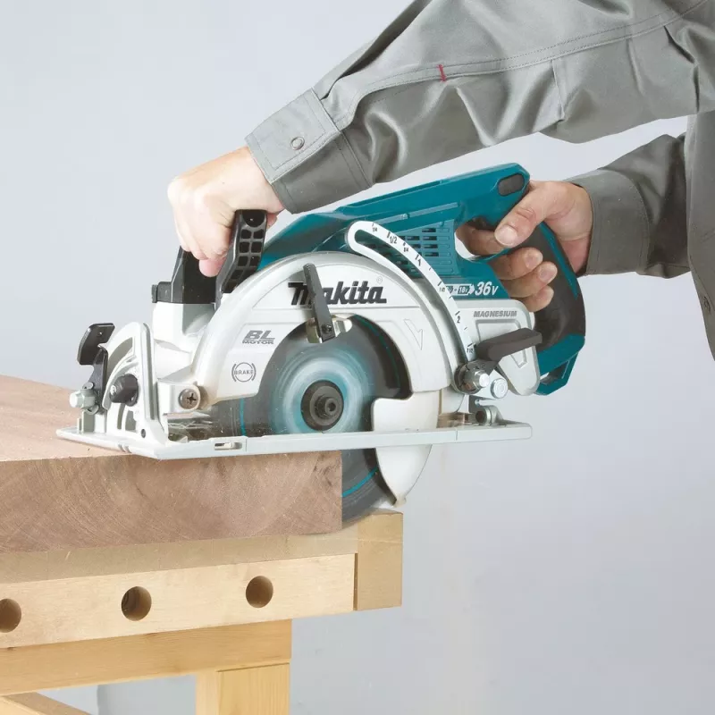 Sierra circular Makita DRS780Z 18,5 cm Negro, Azul 5100 rpm
